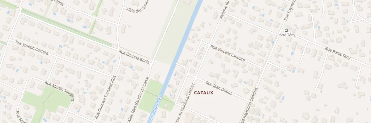 Plan du 43 Rue du Mal Leclerc Cazaux à La Teste-de-Buch