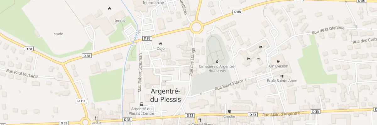 Plan du 2 Imp des Etangs à Argentré-du-Plessis