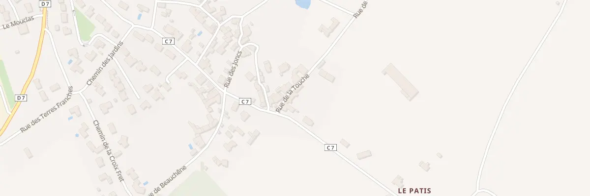 Plan du 1 Rue de la touche à Moutiers-sur-le-Lay