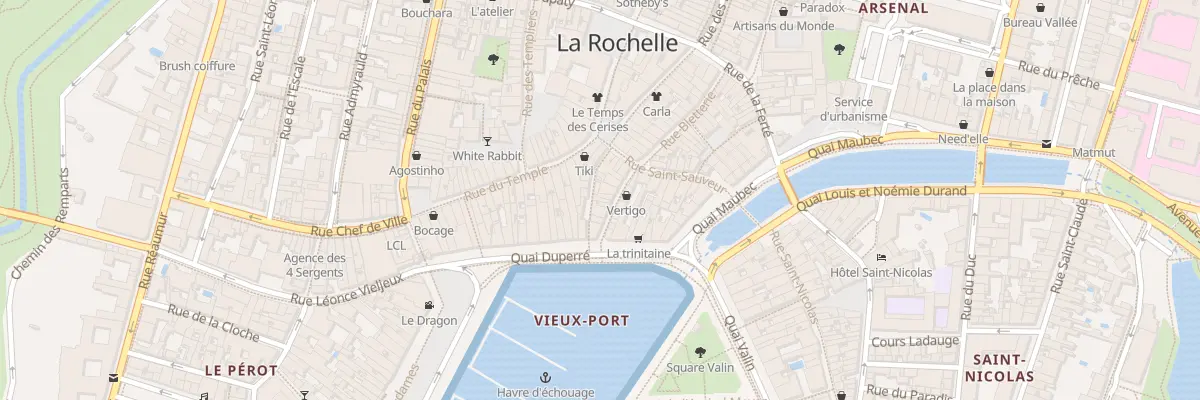 Plan du 7 Petite rue du Port à La Rochelle