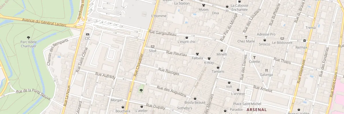 Plan du 15 Rue Fleuriau à La Rochelle