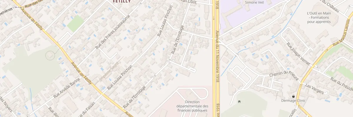 Plan du 26B Rue de l’Ermitage à La Rochelle