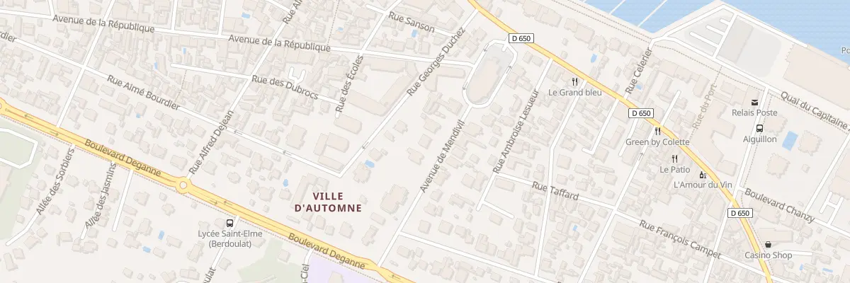 Plan du 3B Av de Mendivil à Arcachon