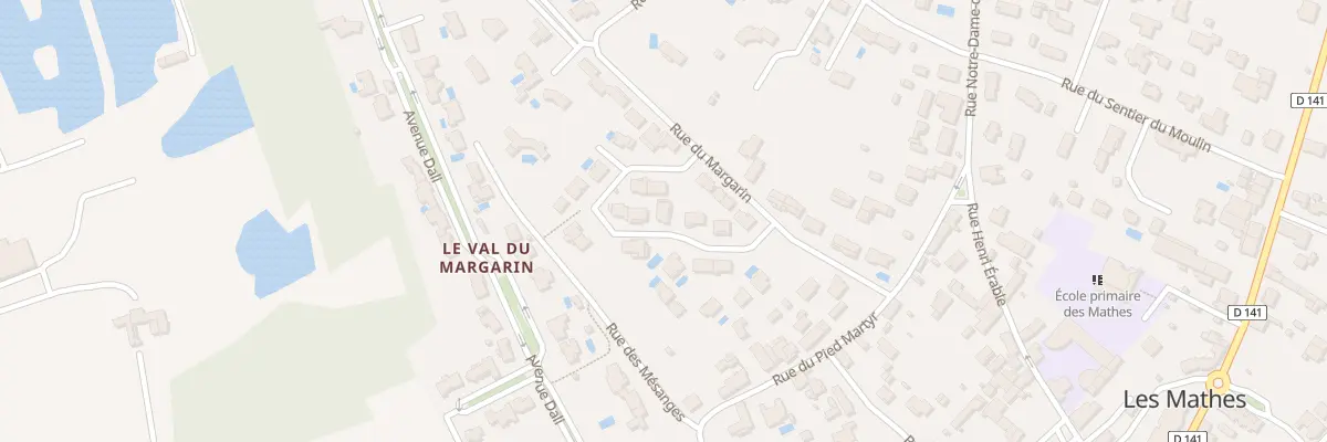Plan du 8 Rue des Pinsons aux Mathes