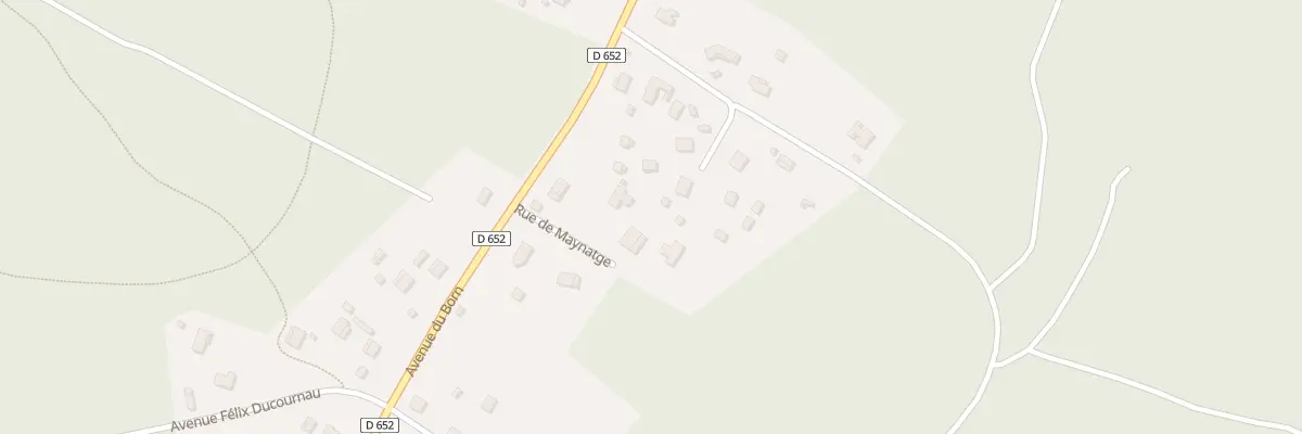 Plan du 93 Rue de Maynatge à Gastes