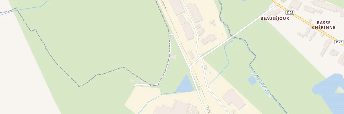 Plan du 1887 Le Clairay à Luitré-Dompierre