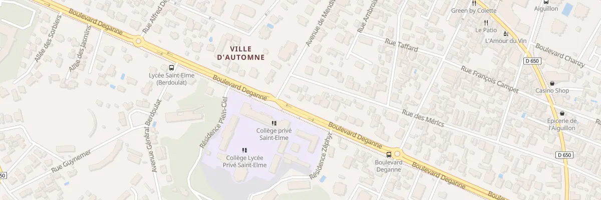 Plan du 57B Bd Deganne à Arcachon