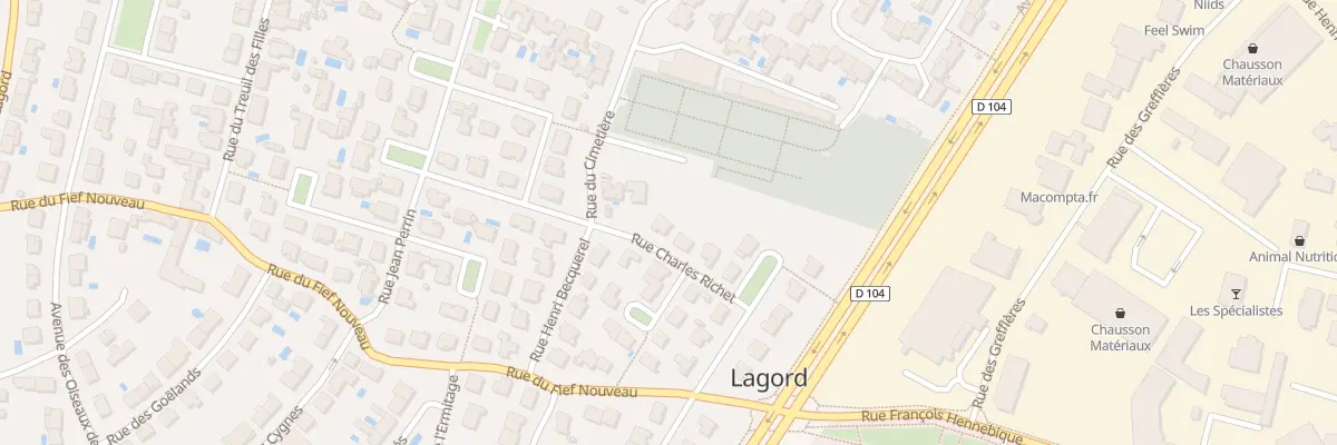 Plan du 9 Rue Charles Richet à Lagord