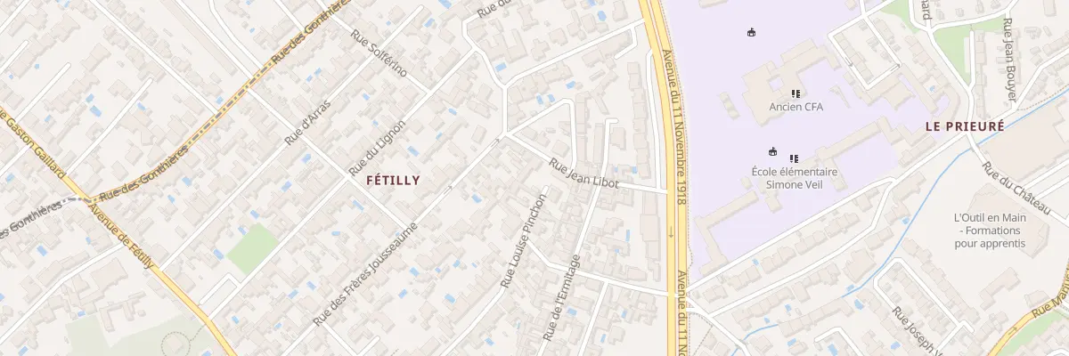 Plan du 45 Rue Louise Pinchon à La Rochelle
