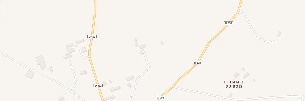 Plan du 5 Rue des Fresnes - Le Chefresne à Percy-en-Normandie
