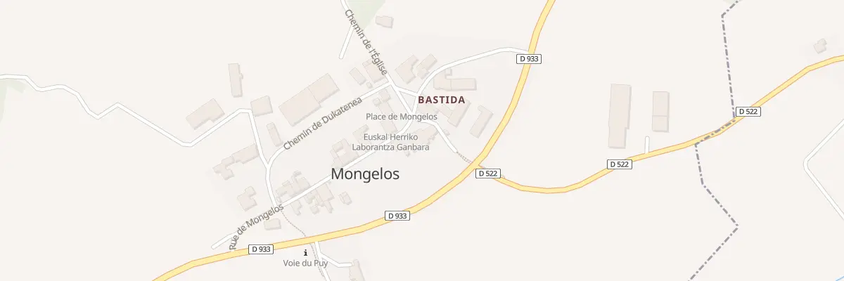 Plan du 5016 Mongelos à Ainhice-Mongelos
