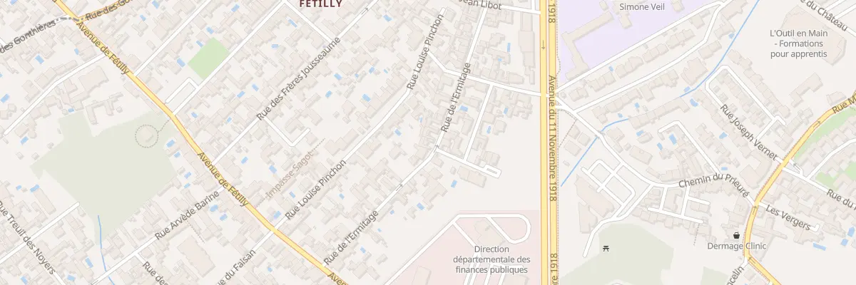 Plan du 27 Rue de l’Ermitage à La Rochelle