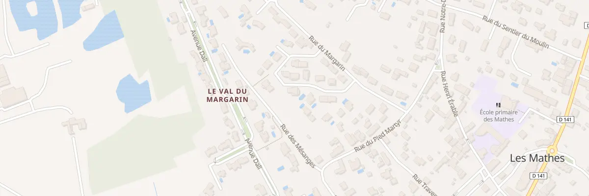 Plan du 13 Rue des Pinsons aux Mathes