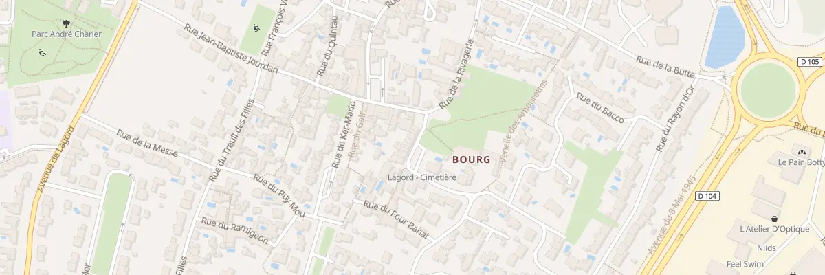 Plan du 4 Rue du Cimetière à Lagord