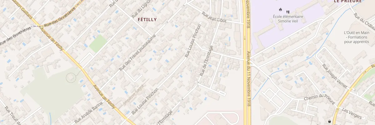 Plan du 26 Rue Louise Pinchon à La Rochelle