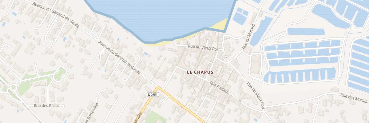Plan du 35 Rue Pasteur à Bourcefranc-le-Chapus