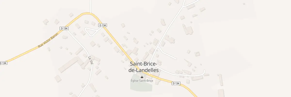 Plan du 7 Rue Charles Vincent Barbedette à Saint-Brice-de-Landelles