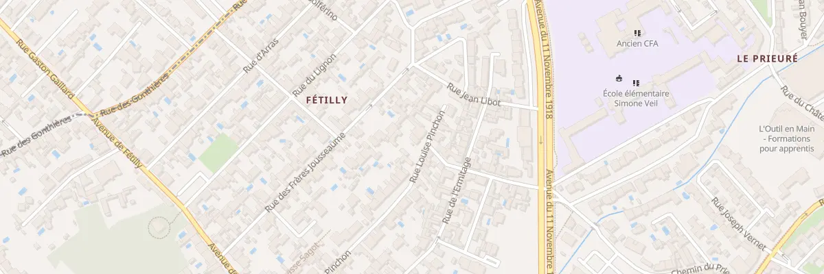 Plan du 37 Rue Louise Pinchon à La Rochelle