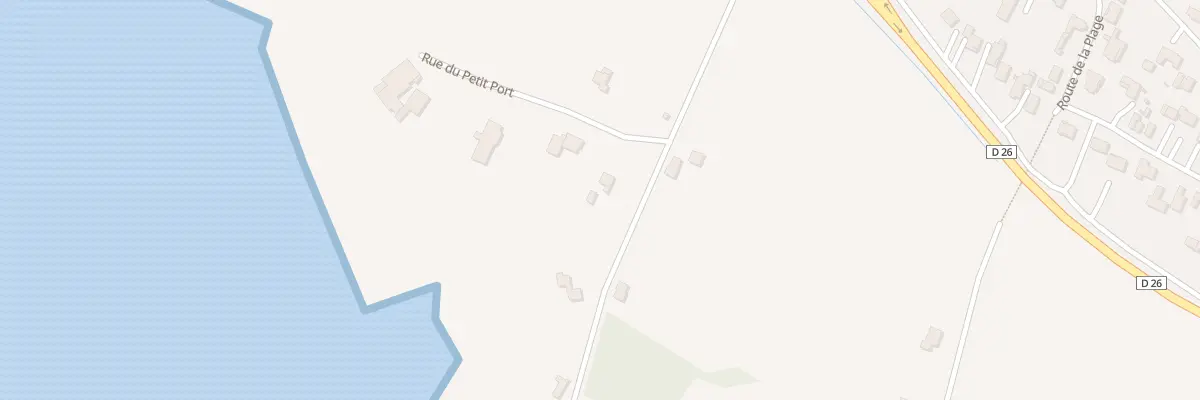 Plan du 1 Rue du Petit Port à Bourcefranc-le-Chapus