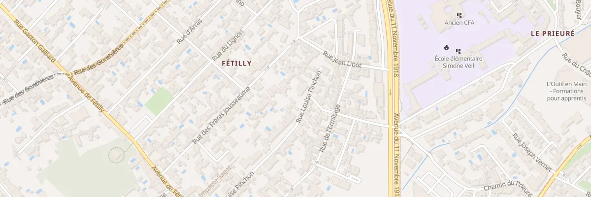 Plan du 35 Rue Louise Pinchon à La Rochelle