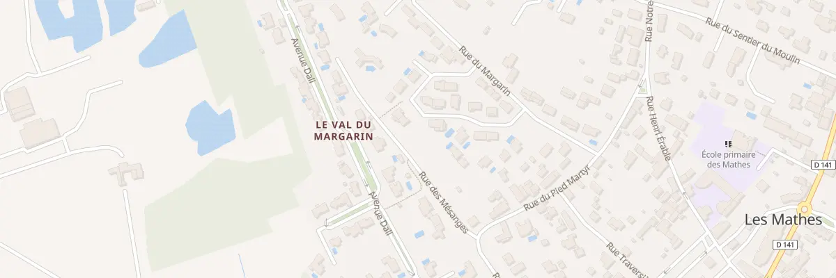 Plan du 13A Rue des Pinsons aux Mathes