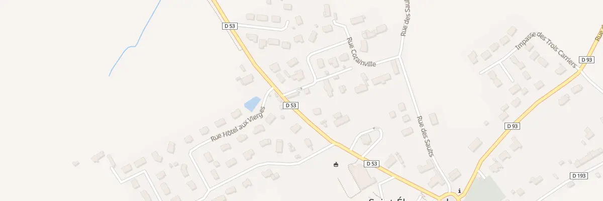 Plan du 302 Rue du Coquillot -St Ebremond à Canisy