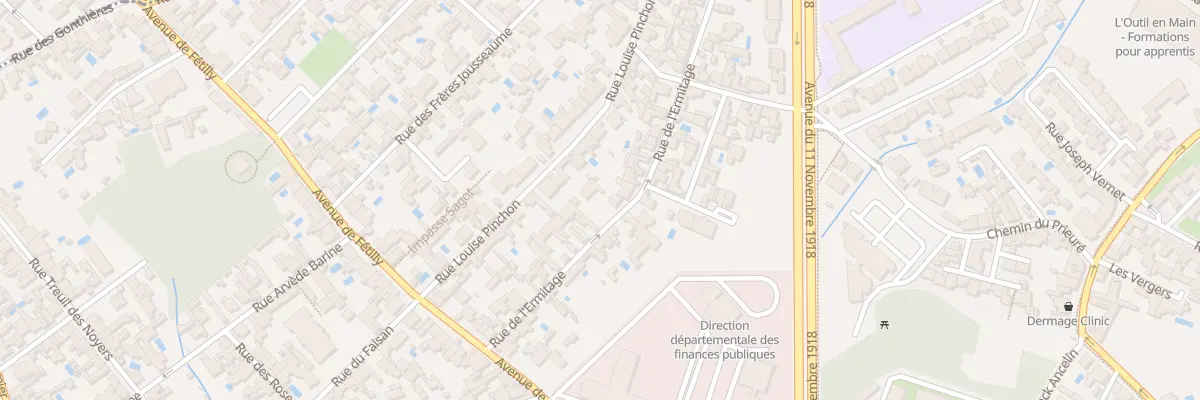 Plan du 21 Rue de l’Ermitage à La Rochelle