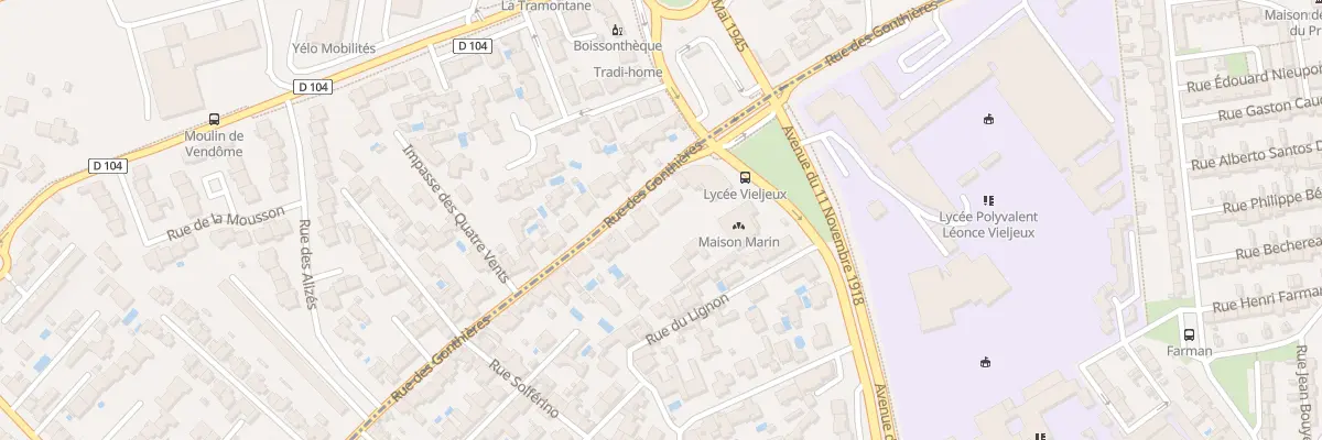 Plan du 108 Rue des Gonthières à La Rochelle