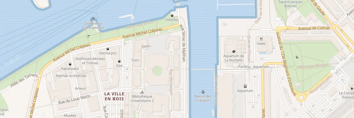 Plan du 3 Rue Montaigne à La Rochelle