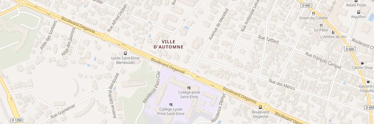 Plan du 61 Bd Deganne à Arcachon