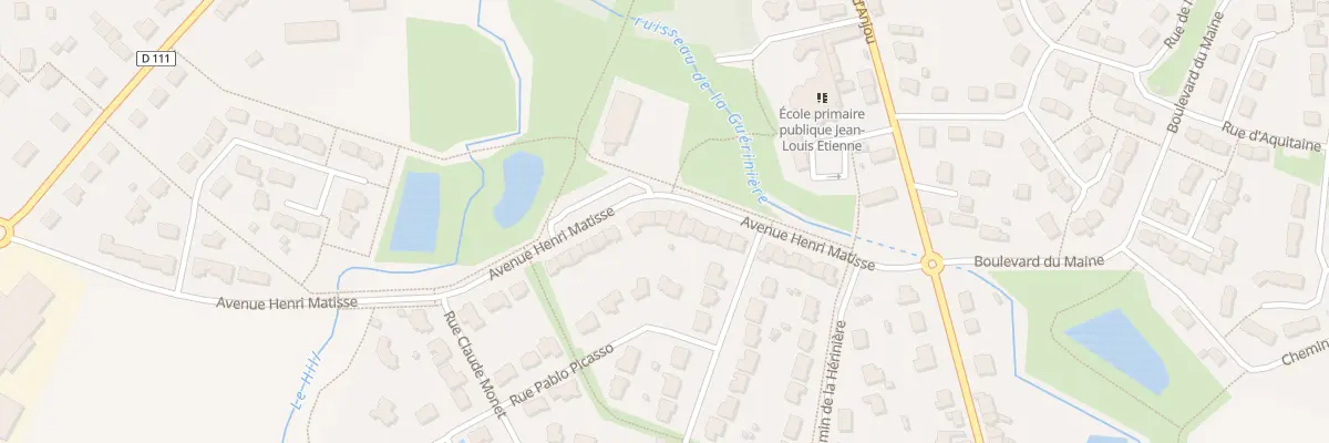Plan du 19 Avenue Henri Matisse à Argentré-du-Plessis