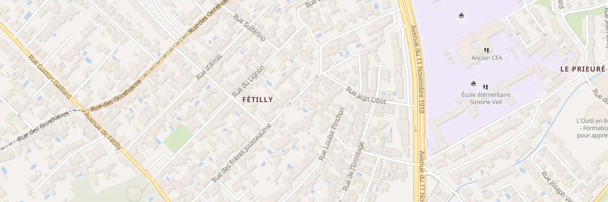 Plan du 44A Rue des Frères Jousseaume à La Rochelle