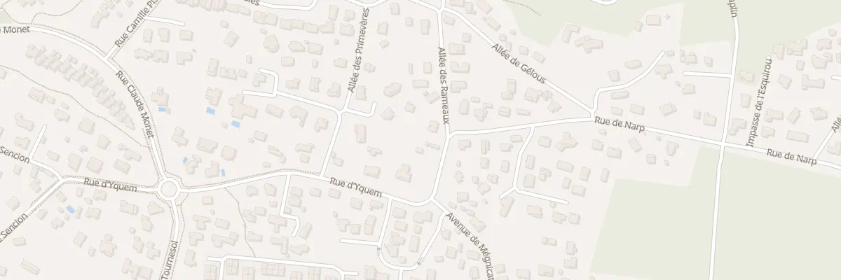 Plan du 546 Rue d’Yquem à Biscarrosse