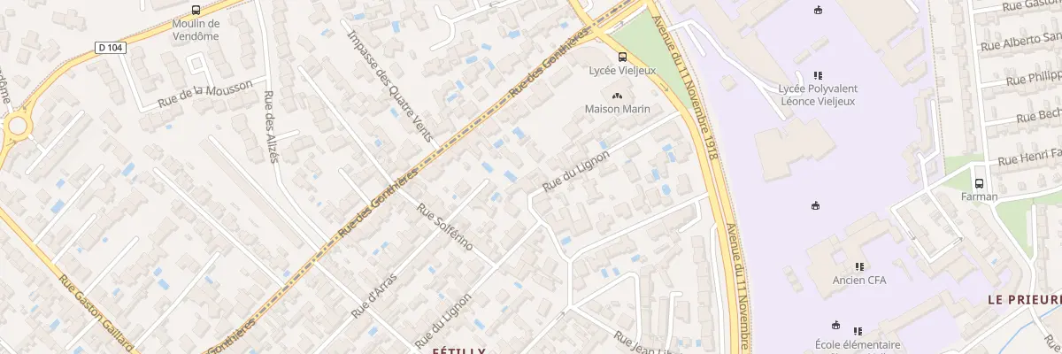Plan du 51A Rue du Lignon à La Rochelle