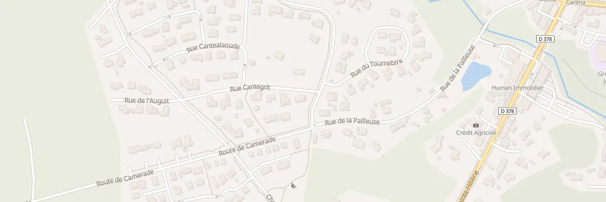 Plan du 198 Rue Cantegrit à Castets