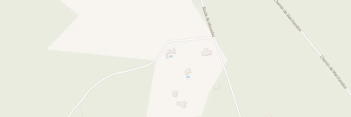 Plan de Mousdax à Mézos