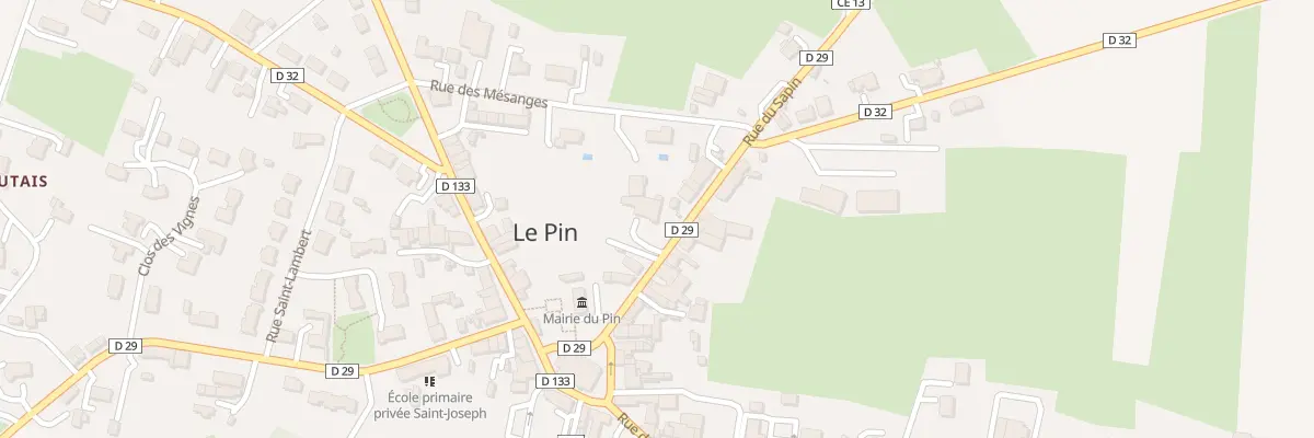 Plan du 85 Rue du Sapin au Pin