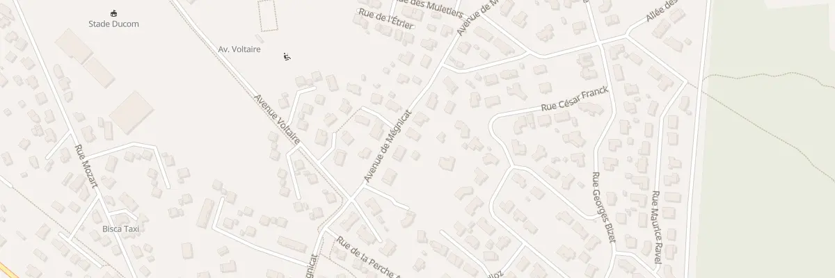 Plan du 484 Av de Mégnicat à Biscarrosse