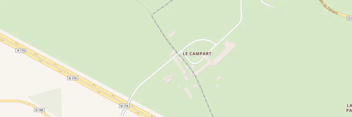 Plan du 1 Le Campart à Thèreval