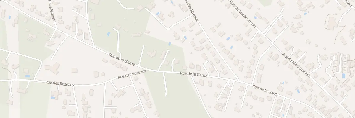 Plan du 34 Rue de la Garde à La Tremblade