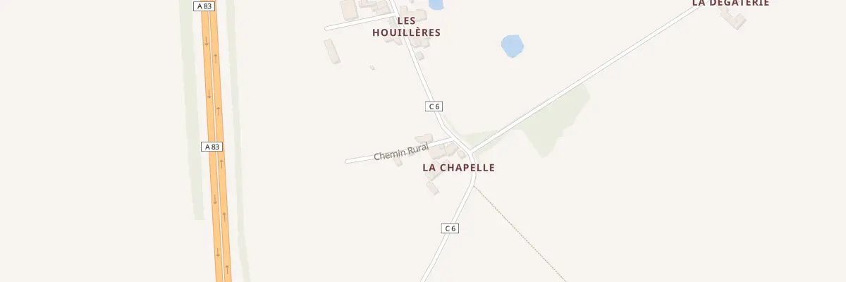 Plan du 5182 La Chapelle à Saint-Hilaire-le-Vouhis