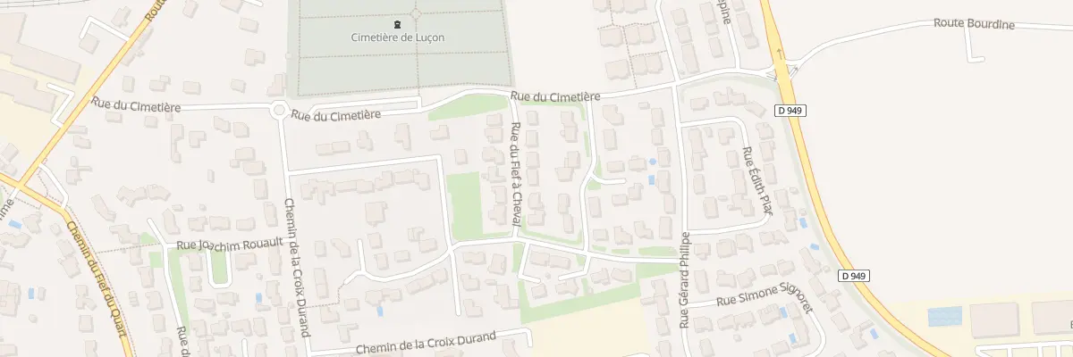 Plan du 7 Rue du fief à cheval à Luçon