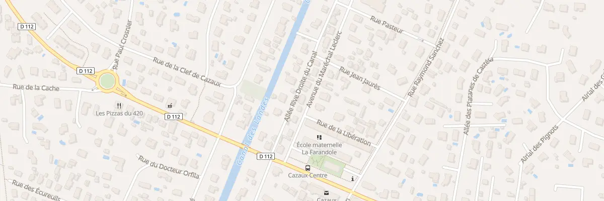 Plan du 5 Rue du Mal Leclerc Cazaux à La Teste-de-Buch