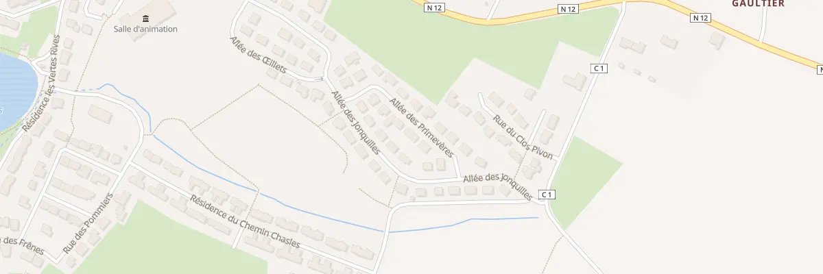 Plan du 8 All des Primevères à Beaucé
