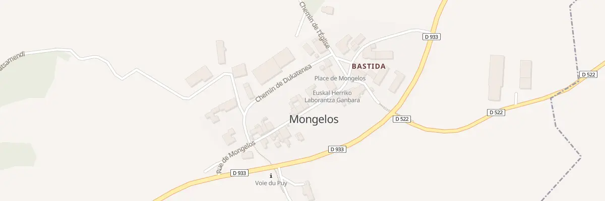 Plan du 278 Rue de Mongelos à Ainhice-Mongelos