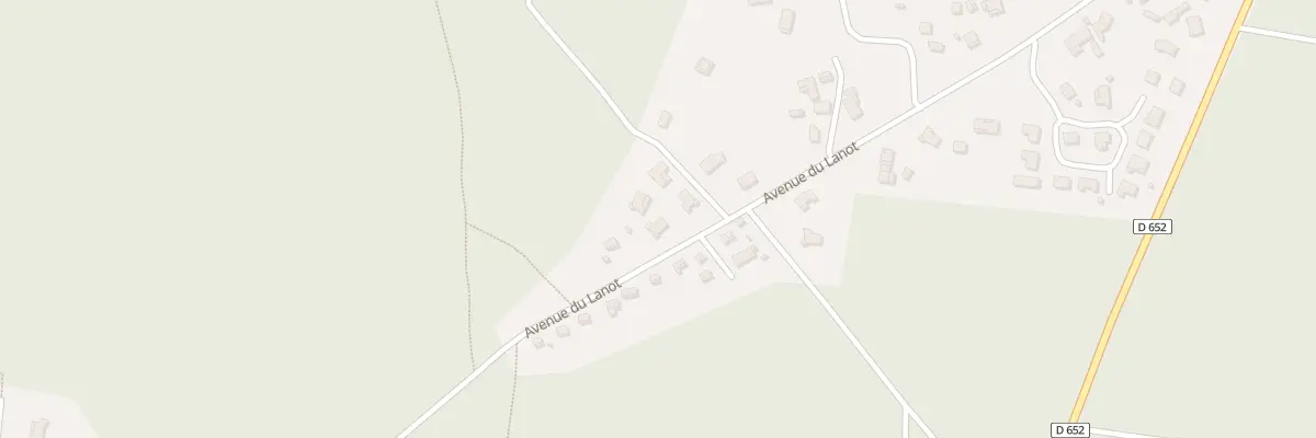 Plan du 586 Av du Lanot à Gastes