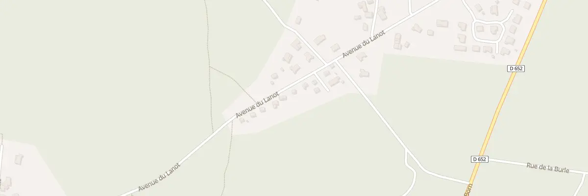 Plan du 621 Av du Lanot à Gastes