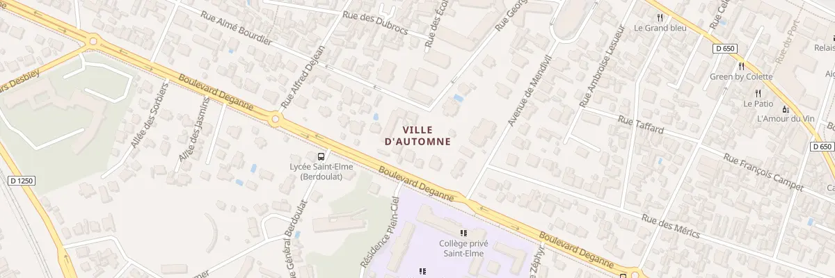 Plan du 67 Bd Deganne à Arcachon