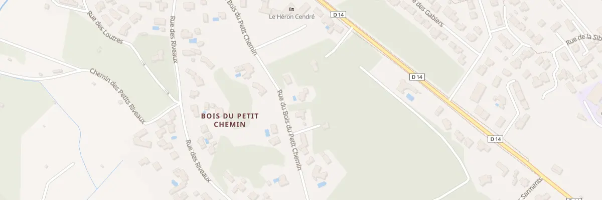 Plan du 38 Rue du Bois du Petit Chemin à La Tremblade