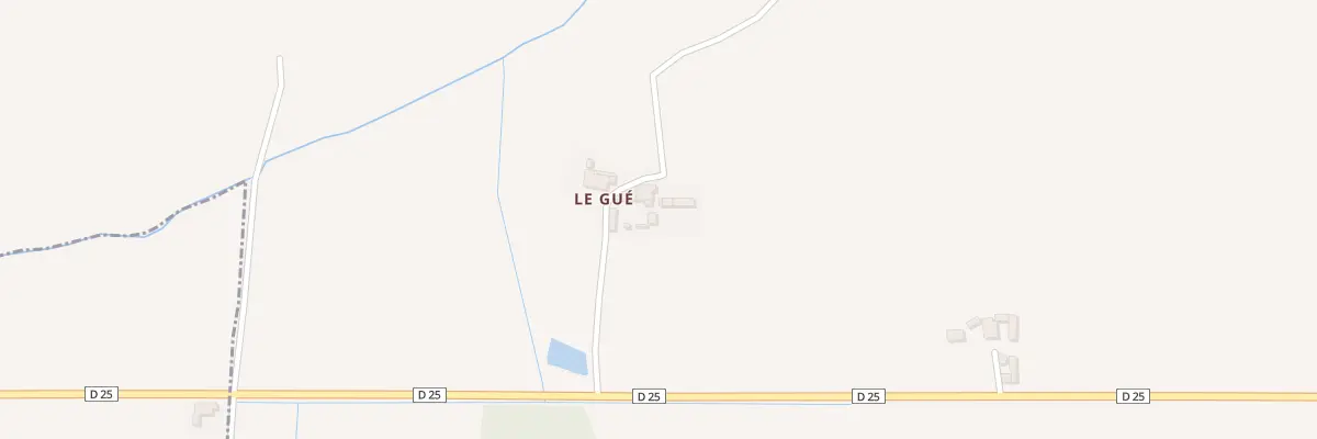 Plan de Che des Gues à Fontaine-Couverte